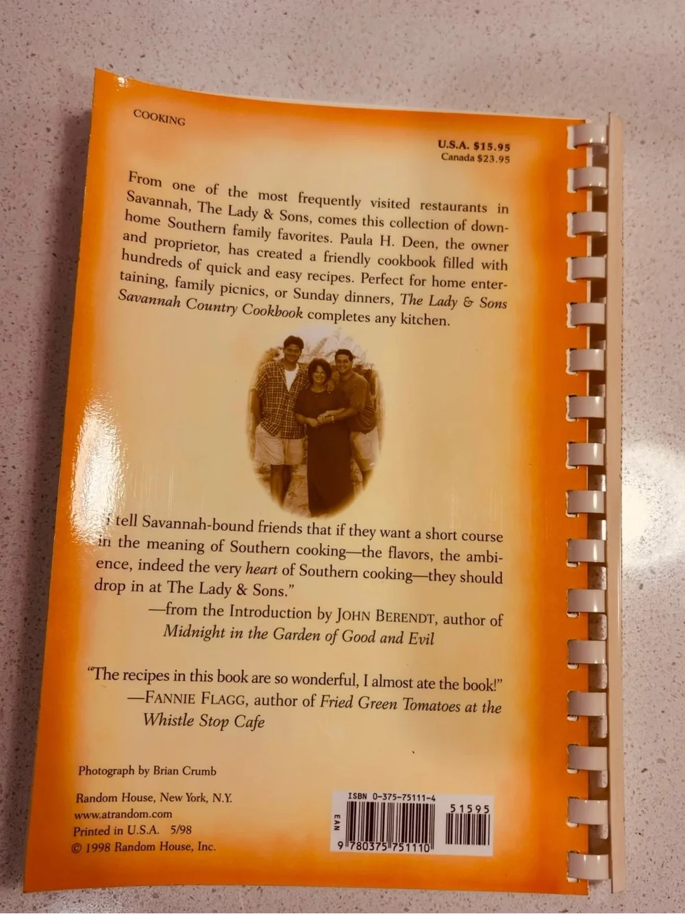 Paula Deen Cookbook Lot 4 Books Lady & Sons Savannah HC Slipcase Spiral Recipes
